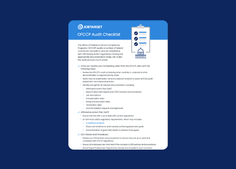 OFCCP Audit Checklist Mockup